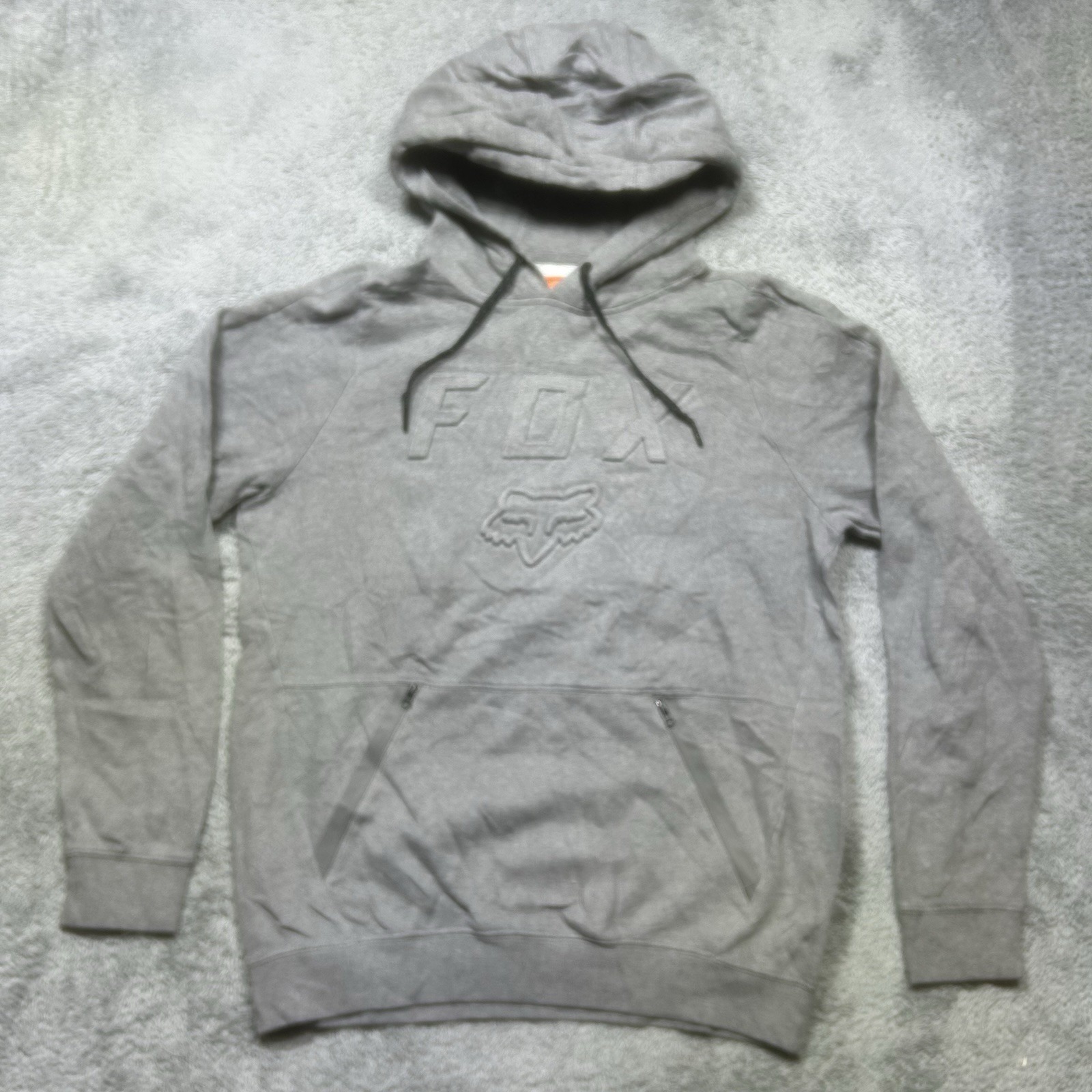 Fox Racing Hoodie Mens M Gray Dwr Backlash Repellent Motocross Sweatshirt Racing